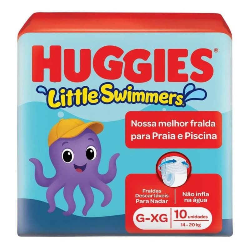 Fralda Huggies Little Swimmers G/XG 10 Unidades