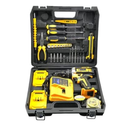 Parafusadeira e Furadeira 2 Baterias 48v Sem Fio Bivolt lm tech store