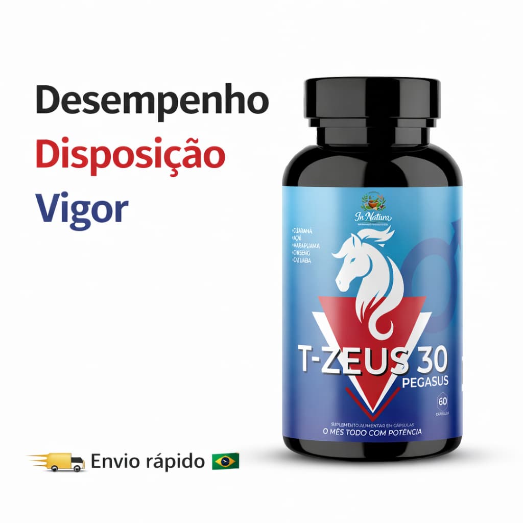 1 Un Tzeus - 60 caps - Disposição Energia - Selênio Zinco Vitamina A Vitamina B | Envio Rápido