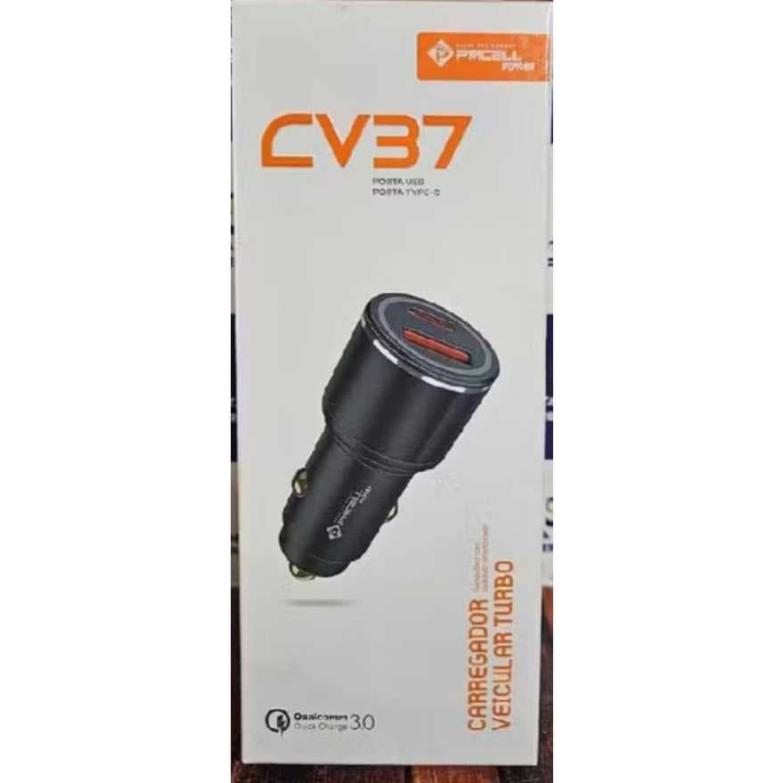 carregador veicular usb turbo