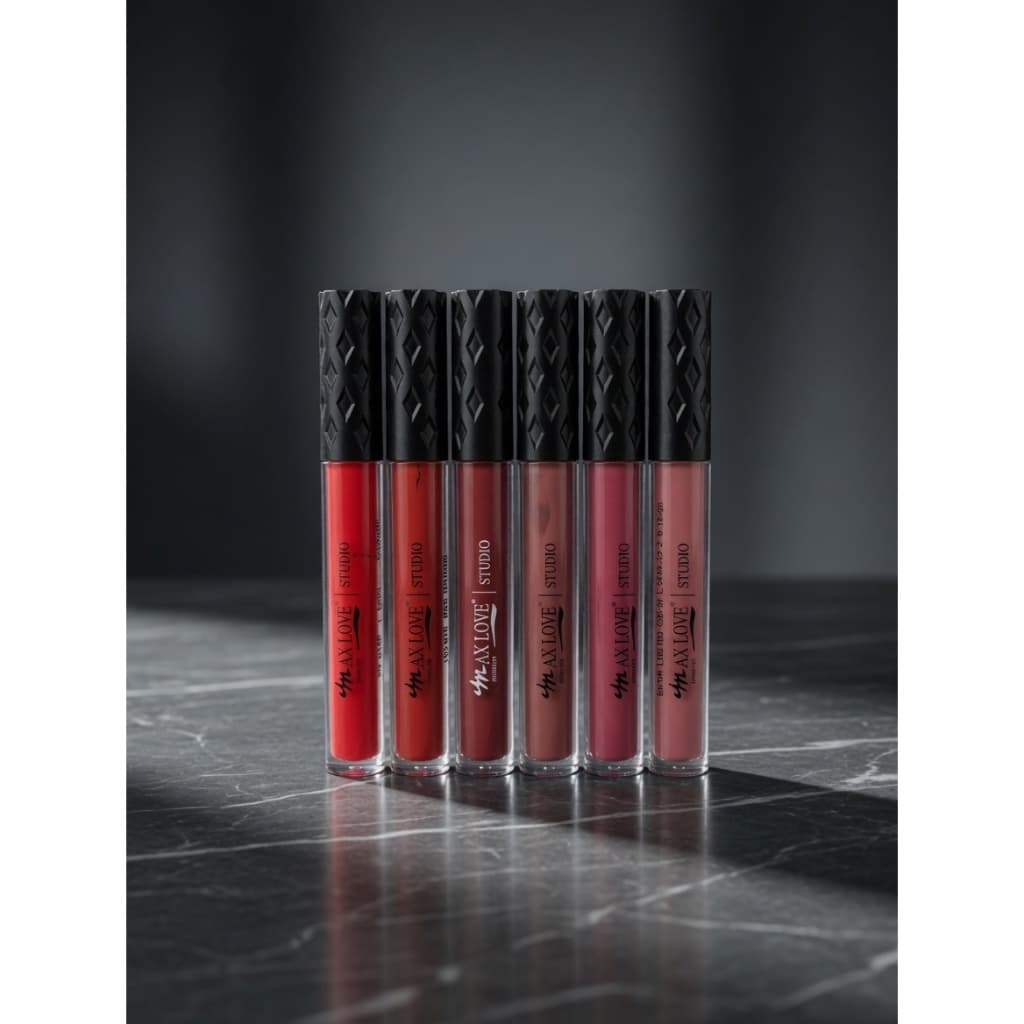 Batom Líquido Matte Max Love Studio – Alta Fixação e Longa Duração Numero 45 a 50
