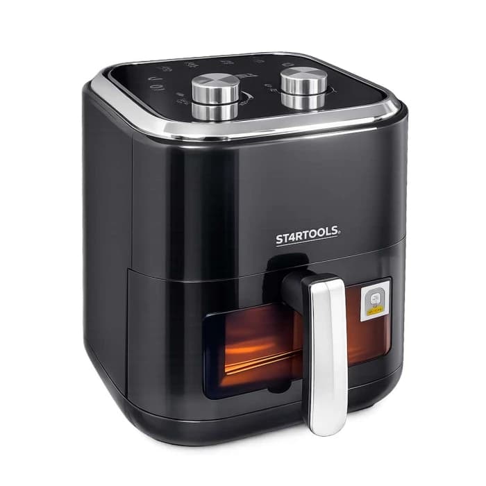 Air Fryer 5 Litros Sem Óleo 220V 1350W Visor LED Antiaderente Startools Fritadeira Elétrica