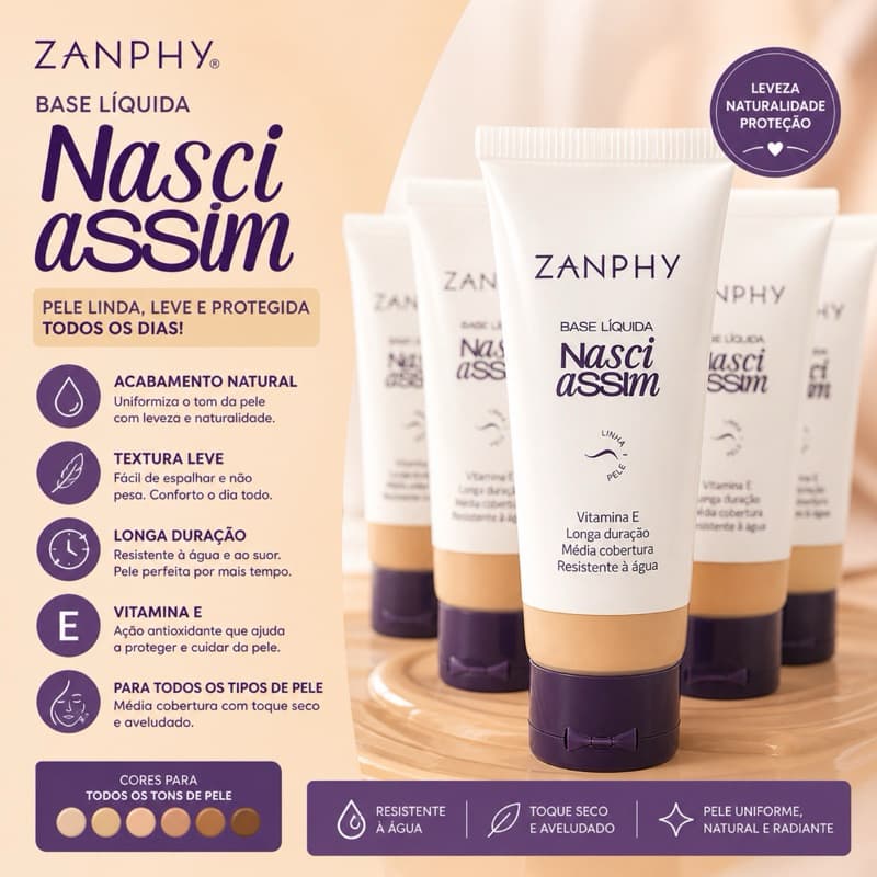 Base Líquida Nasci Assim Zanphy