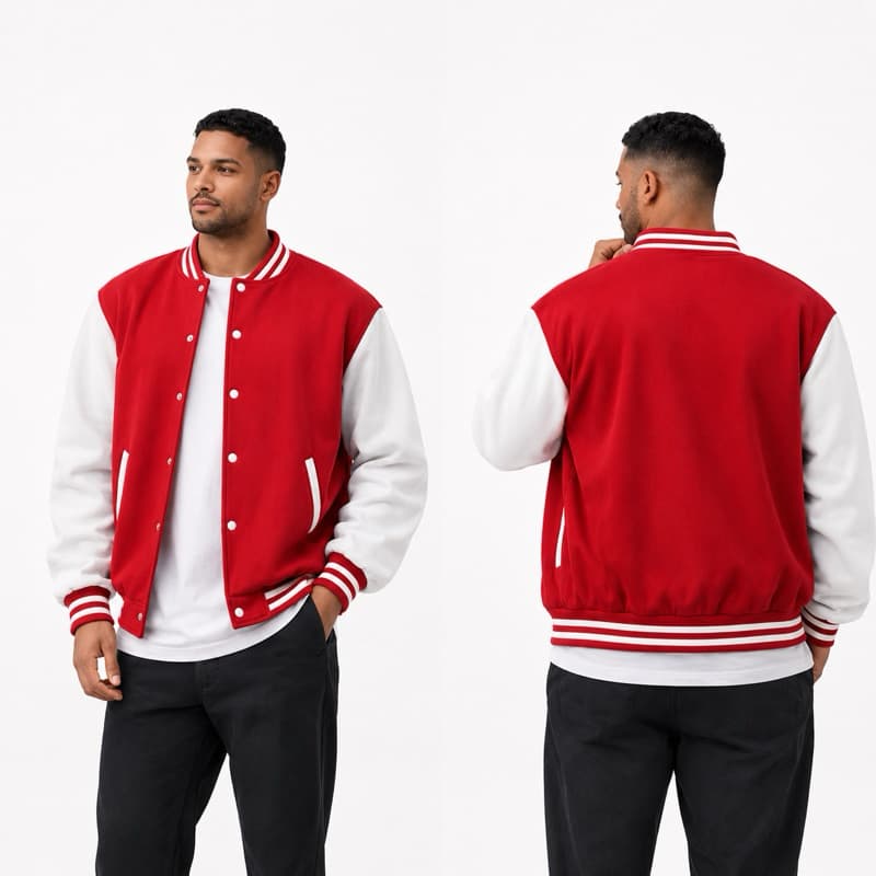 Jaqueta Colegial Masculina Varsity College Premium