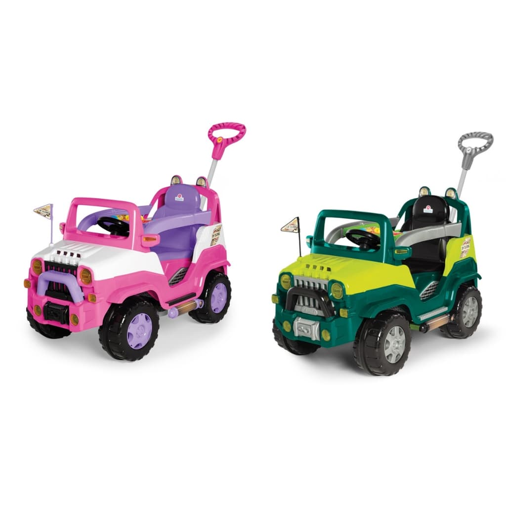 Carrinho De Passeio Infantil Calesita Pedal Empurador Para Bebê Diipi