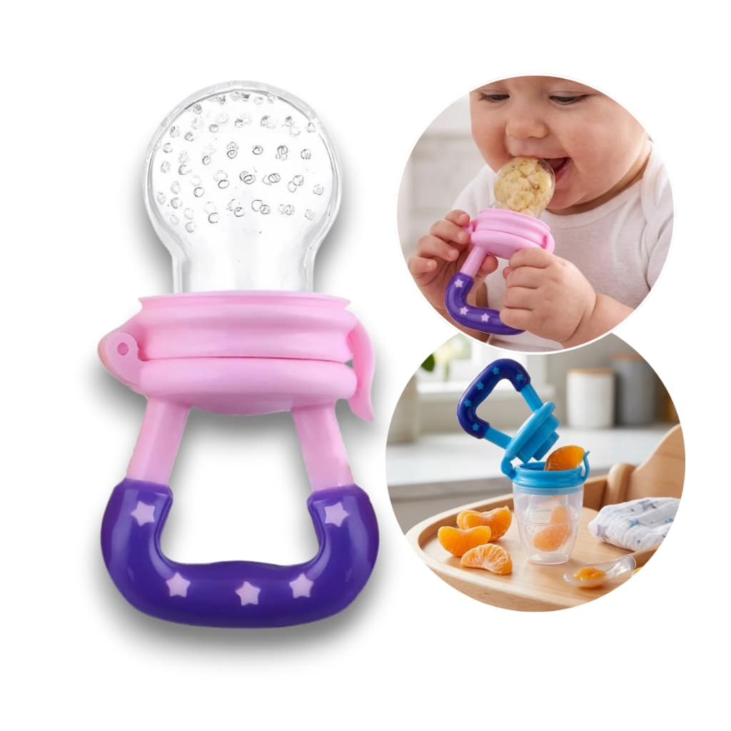 Chupeta Alimentadora legumes e frutinhas bebe mordedor macio