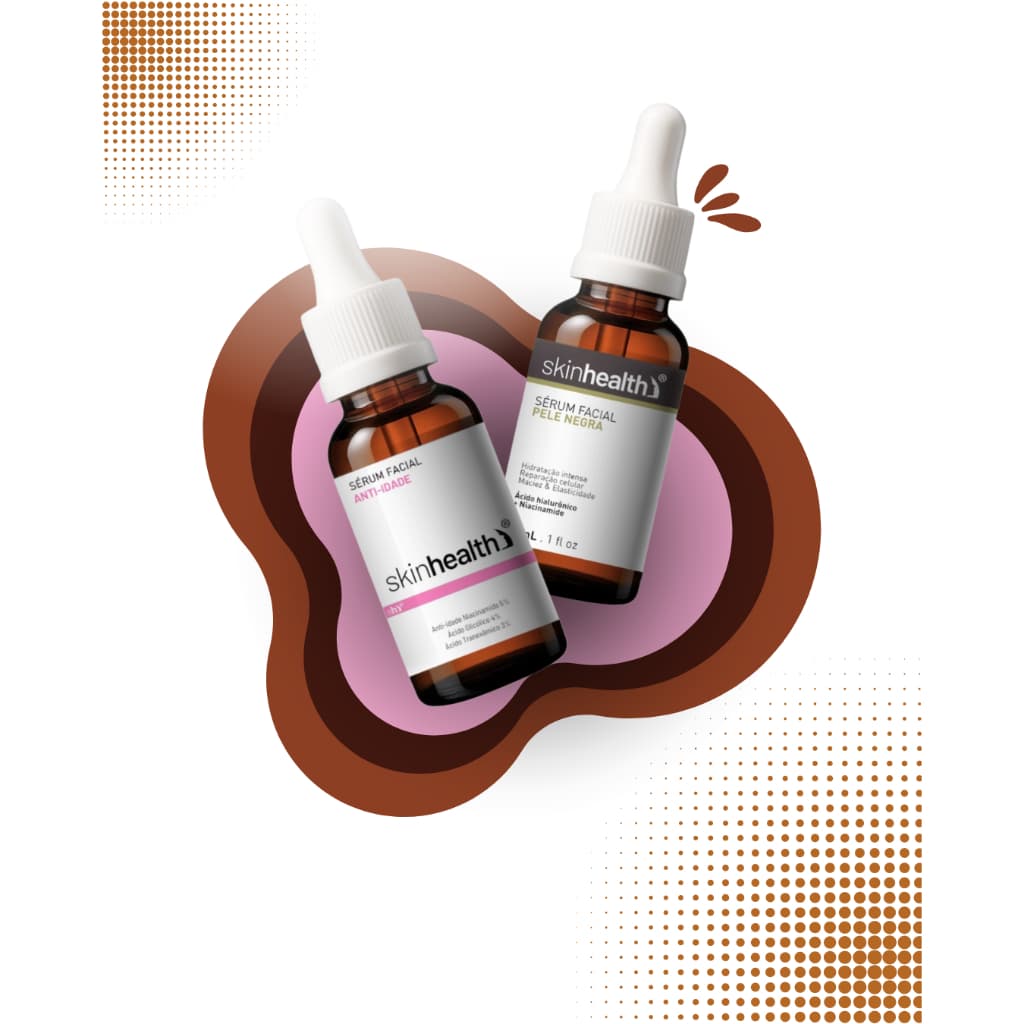 Serum Facial Anti-idade e Pele Negra Skin Health + Brinde ( Ebook + Curso ) Despigmentante e Uniformização