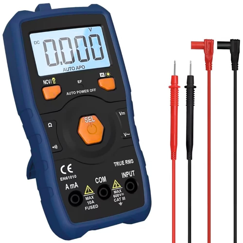 Multimetro Digital TRUE RMS 60M C/ Detector de Tensão NCV