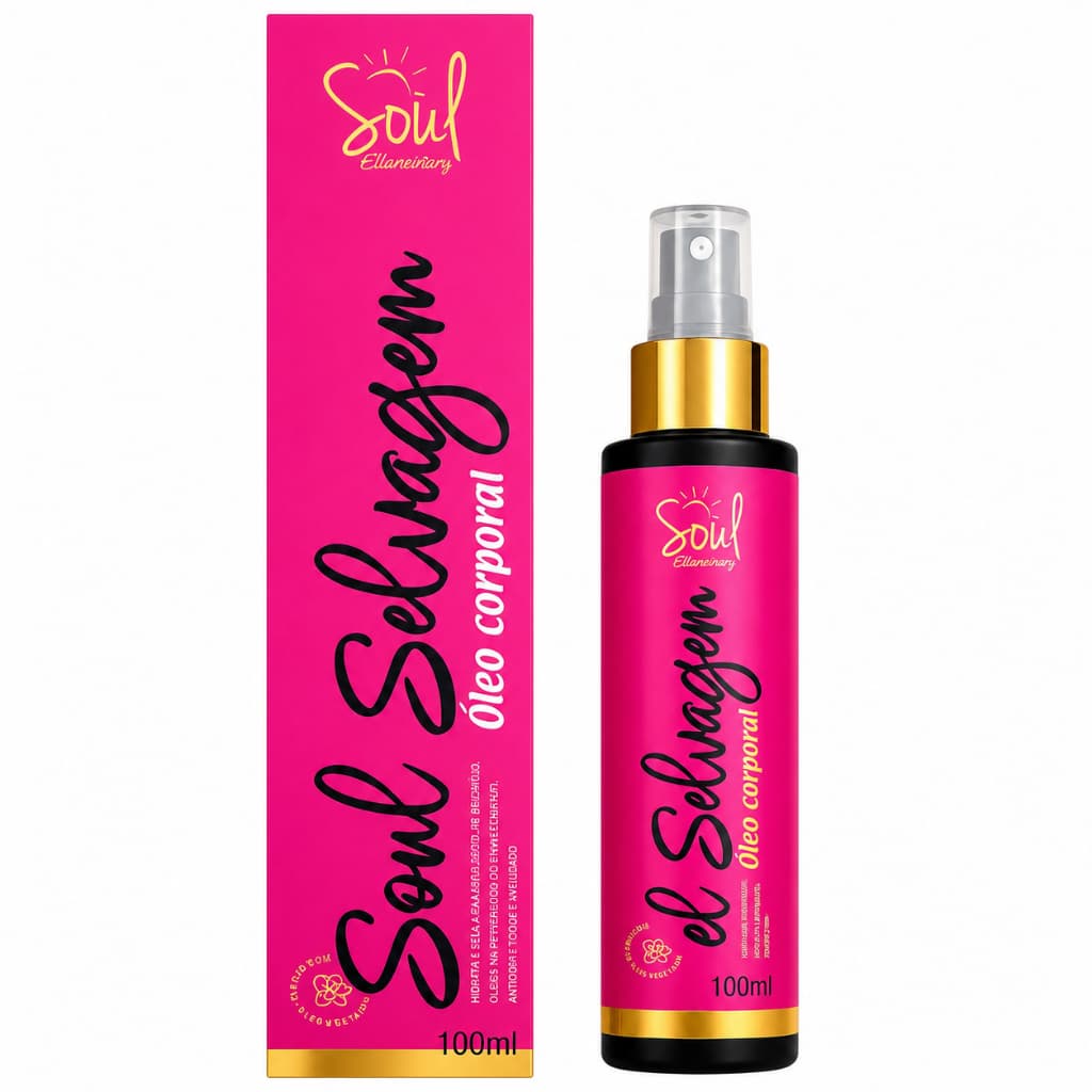 Óleo Corporal Soul Selvagem 100ml Hidratante E Perfumado