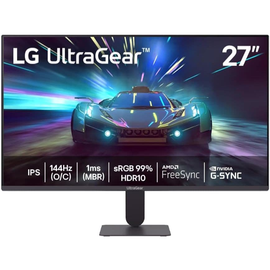 Monitor Gamer LG UltraGear 27" Full HD, IPS, 144Hz HDR10