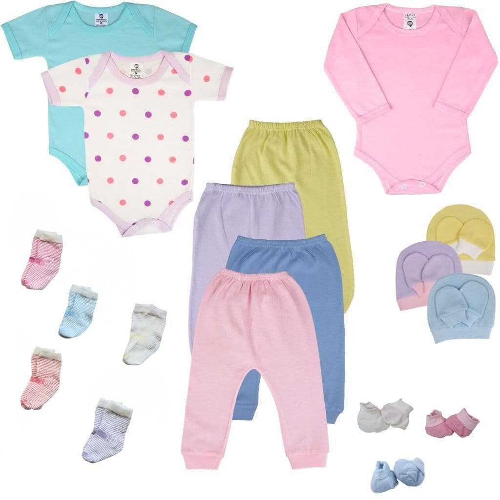 Kit 21 Pçs Maternidade Roupa De Bebê Menina E Menino