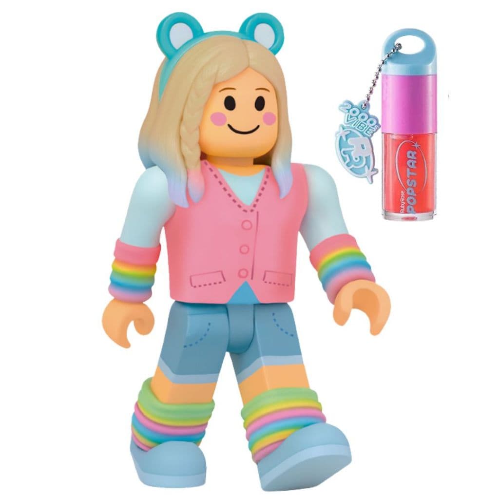 Boneca Articulada Vinil Yaszoca Roblox 20cm Livre BPA Com Gloss Labial - Algazarra