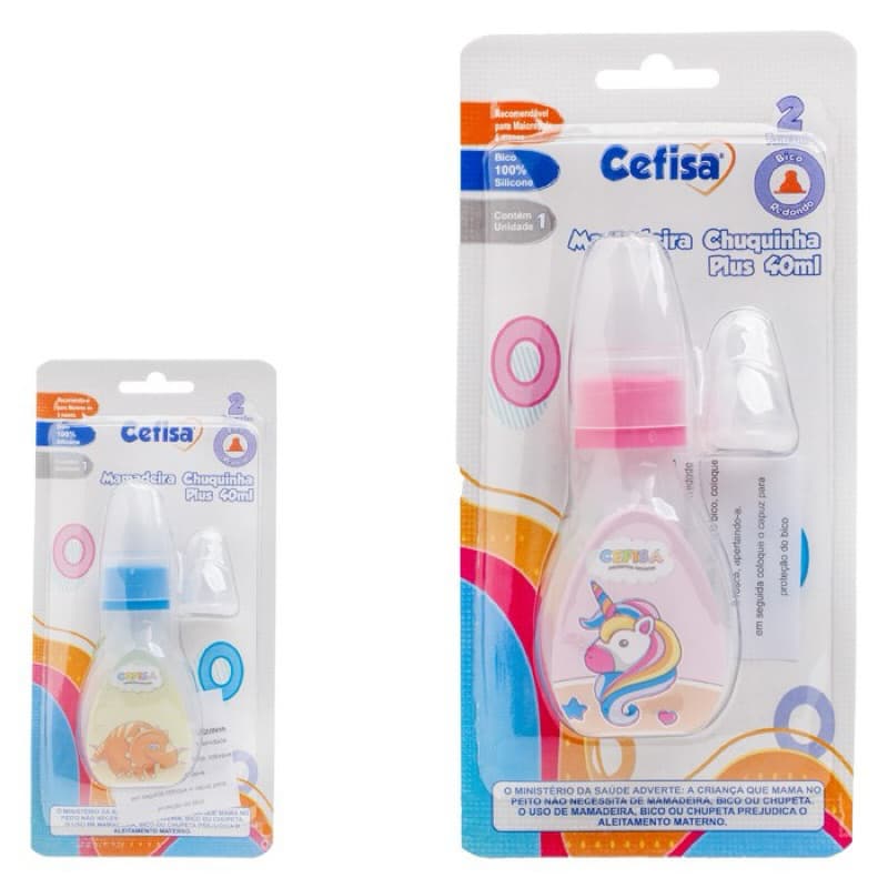 Mamadeira Chuquinha Plus 40ml Para Bebê