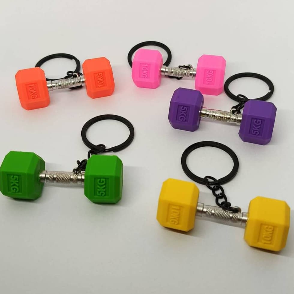 Chaveiro de Halteres, pesinhos de academia crossfit Fitness