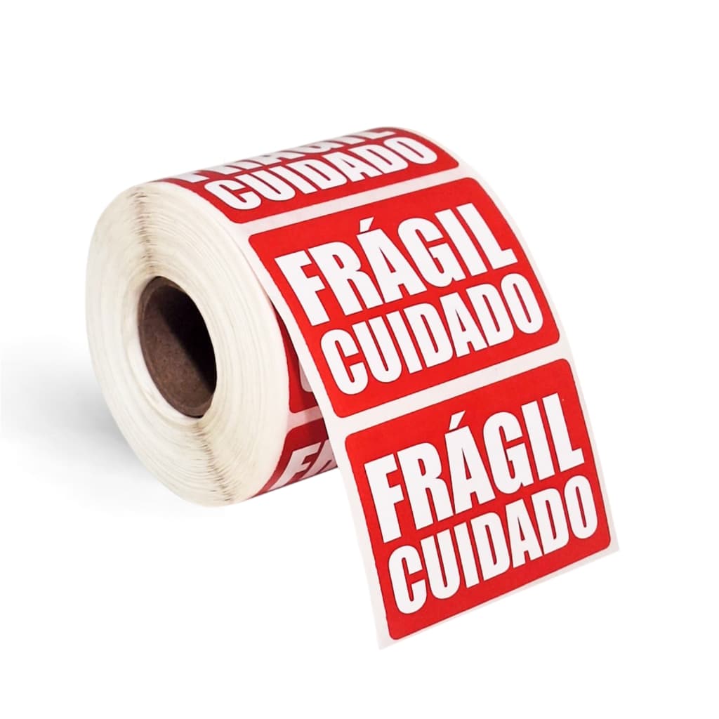 Etiquetas Cuidado Frágil 60x40 (6x4cm)