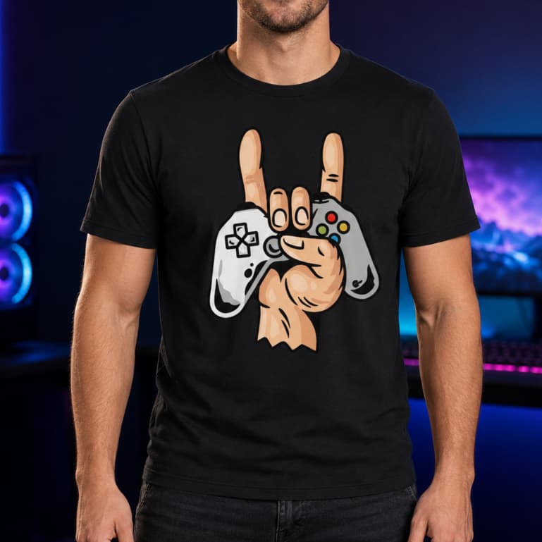 Camiseta VÍdeo Game Controle Camisa 100% Algodão