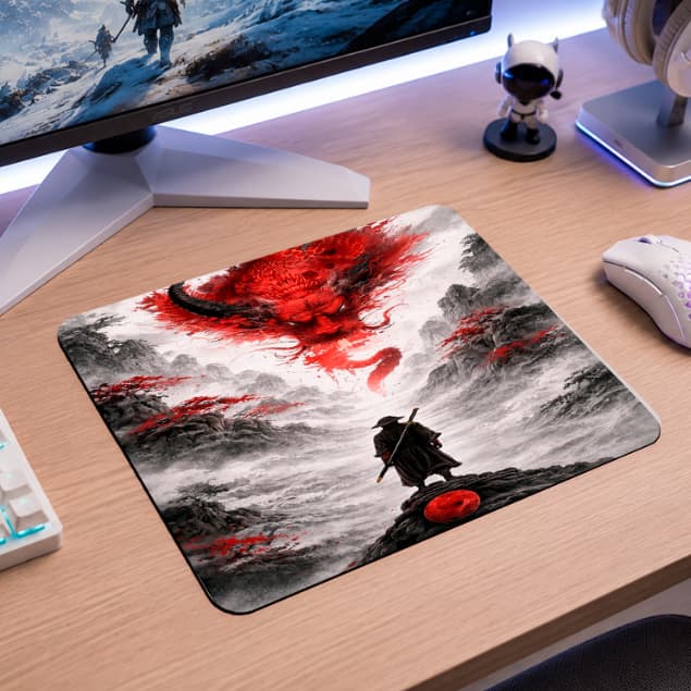 Mousepad Gamer Pequeno 30x20 Base Borracha Alta Precisão Mouse Pad Premium Notebook
