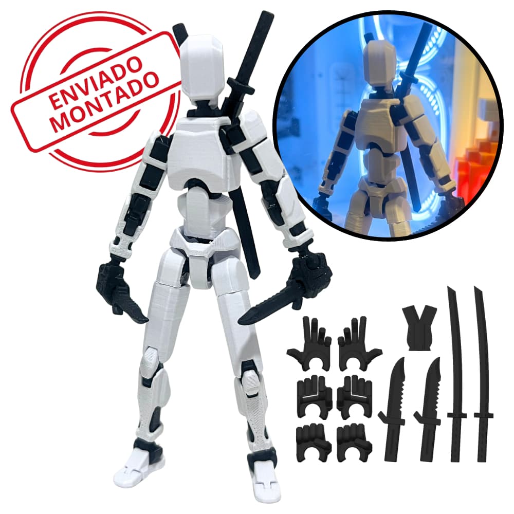 Dummy 13 Boneco Articulado Action Figure Com Acessórios Várias Cores Colecionável MONTADO