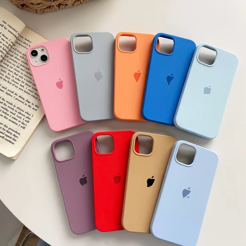 Capinha Case Silicone Aveludada Colorido Para iPhone 13/13Pro/13ProMax Premium