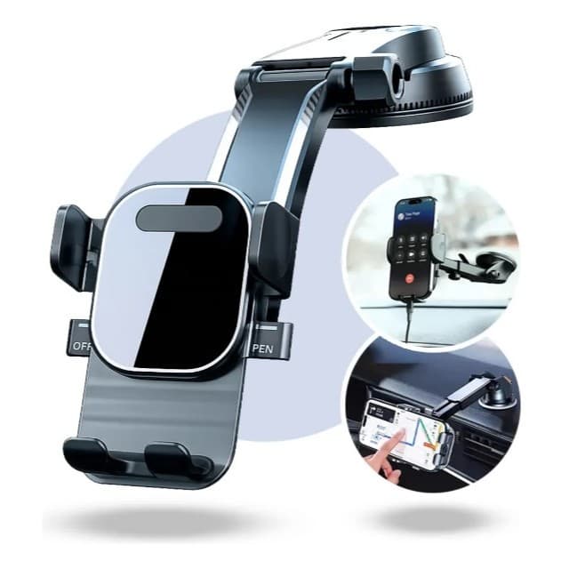 Suporte Carro Para Celula Gps Universal Painel 360 Ventosa (1657)