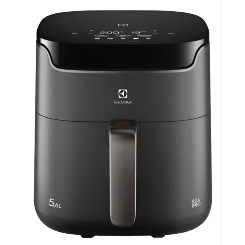 Air fryer Fritadeira Elétrica sem oleo Rita Lobo 5,6L 9 receitas funções pré-definidas Electrolux EAF45 Cinza
