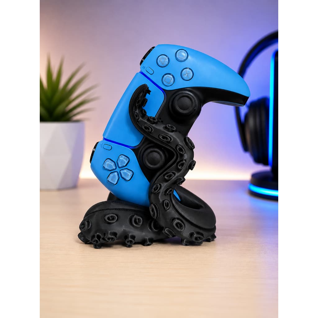 SUPORTE CONTROLE VIDEO GAME POLVO TENTACULOS PS5
