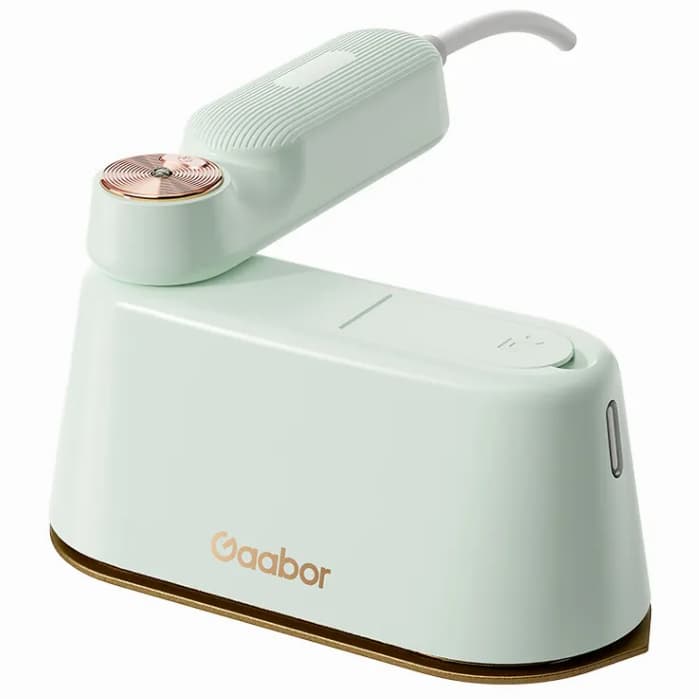 Ferro de Passar a Vapor Portátil 2 em 1 Gaabor - 127V; 220V - Vapor e Seco com Base de Cerâmica