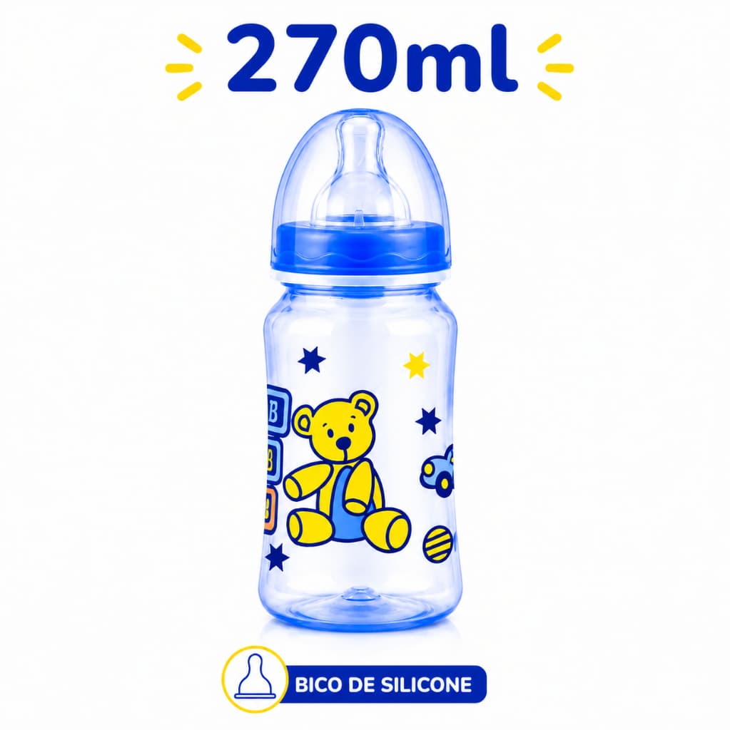 Mamadeira Bico Macio Para Bebê