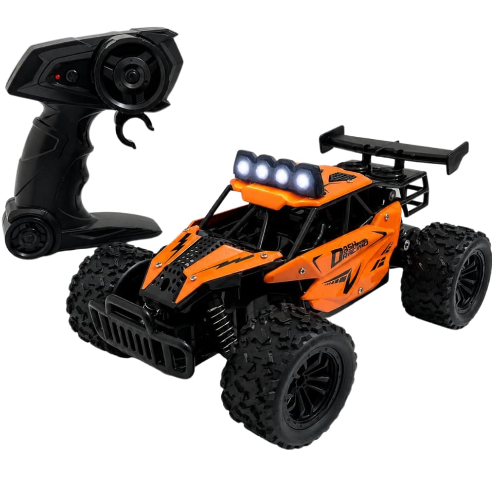 Carrinho Controle Remoto Buggy Off Road 1:16 Recarregável 20km/h 2.4GHz com Luz LED