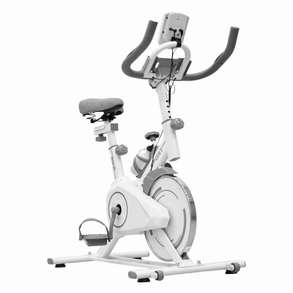 Bicicleta Bike Ergometrica Spinning Compacta Silenciosa 10kg Academia Fitness Apartamento 100kg Suportado