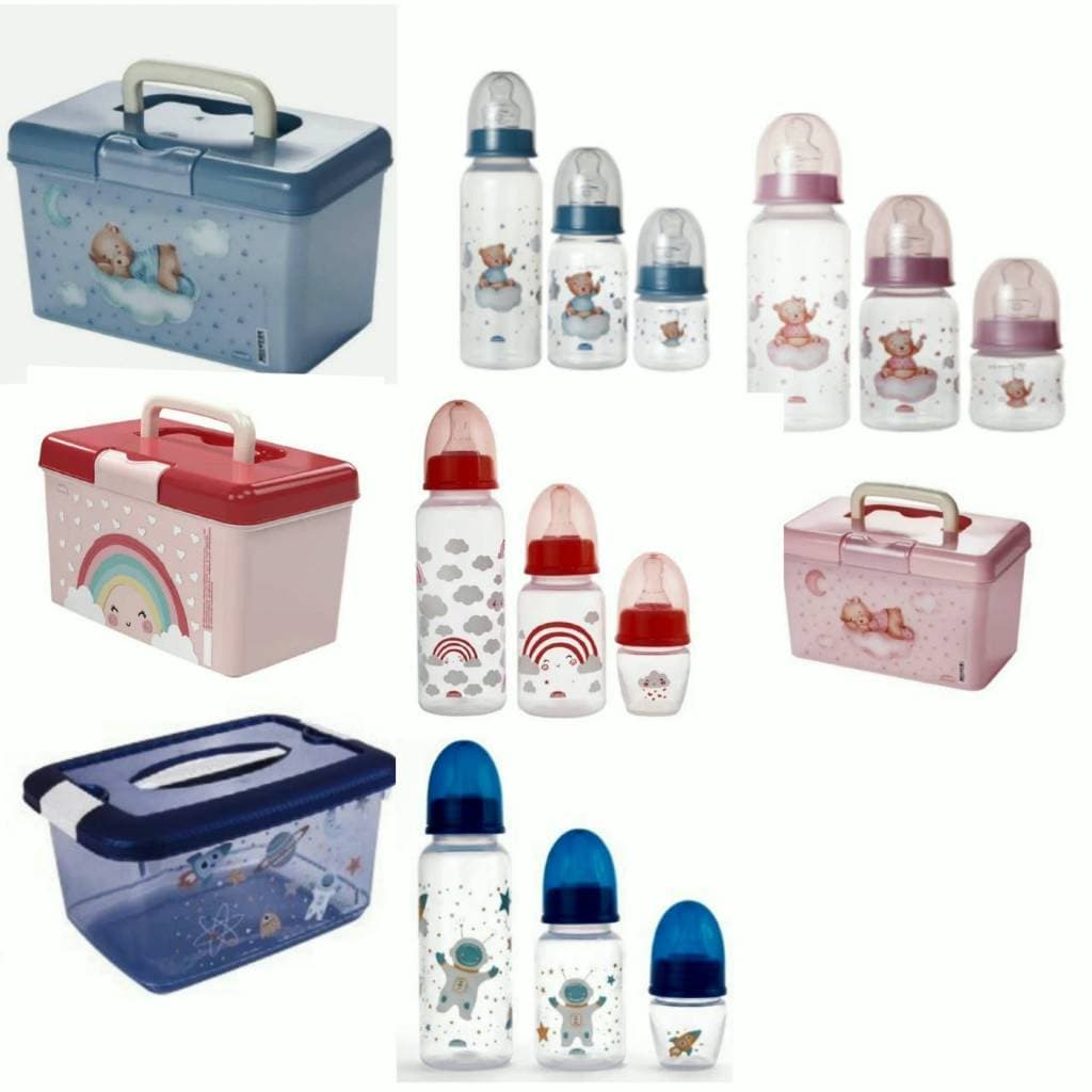 Mamadeira bebê + Maleta fármacia kit Mãe e Bebê Bolsa Térmica
