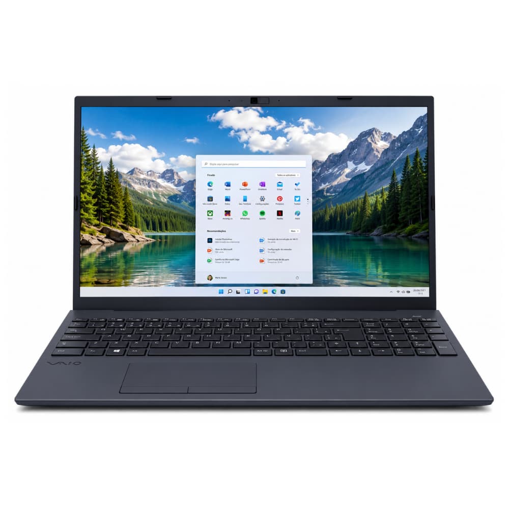 NOTEBOOK USADO | VAIO VJFE54F11X | 12th Gen Intel Core i5-1235U | 8GB RAM | SSD NVME 256GB | Tela 15'' FULL HD - GRADE B