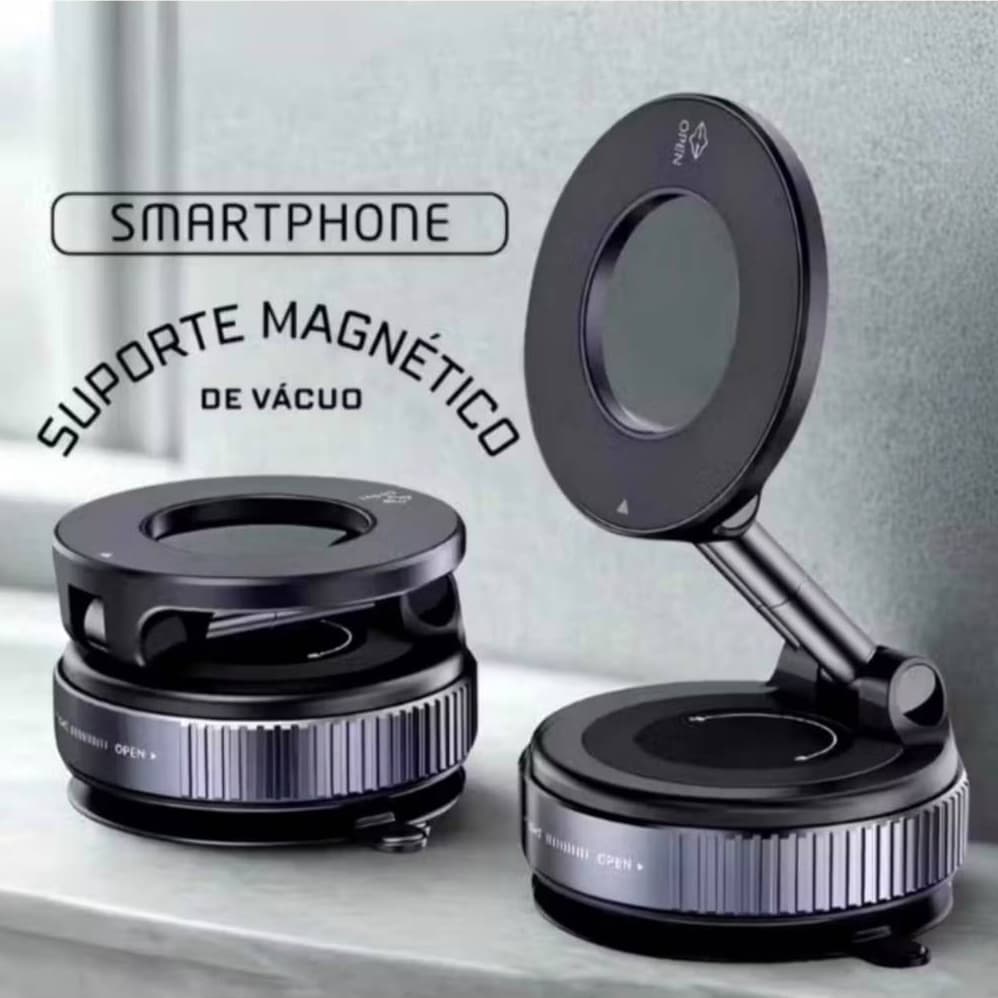 Suporte Celular Magnético Giratório Dobrável Carro Painel Suporte Celular Magnético Giratório Dobrável Carro Painel