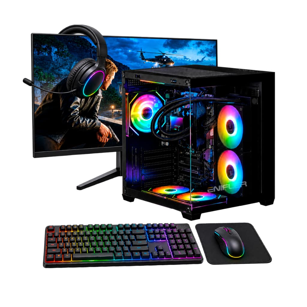 PC Gamer Completo Ryzen 7 5700G, 16GB DDR4, SSD SATA 240GB, 500W 80 Plus, YTP7T13H-E