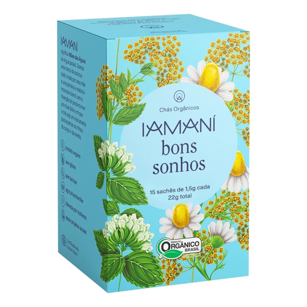 Chá Orgânico Bons Sonhos - 15 saches Iamani