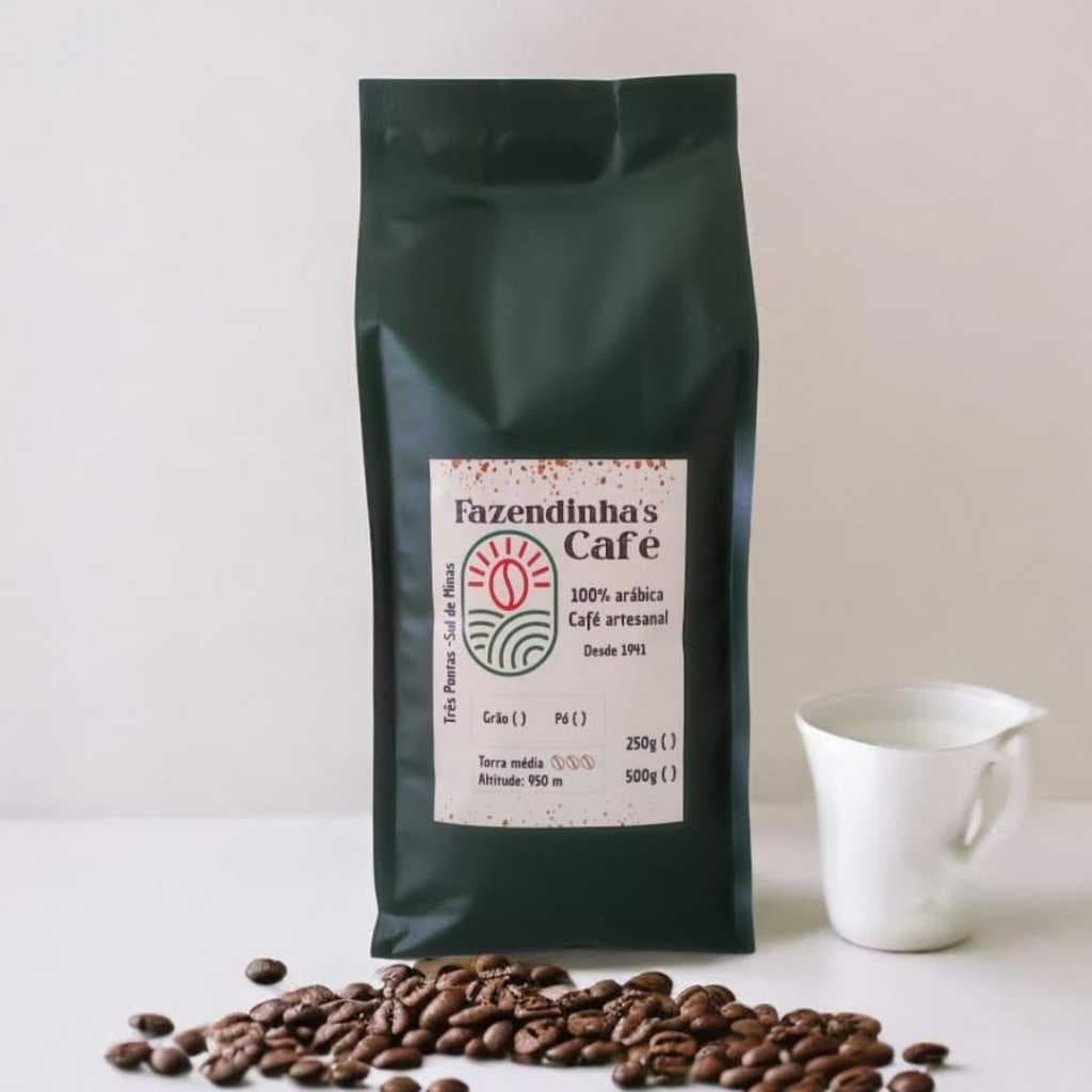 Café artesanal |Torrado em grãos| 100% arábica | 500g