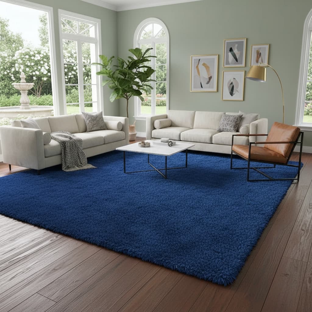 Tapete Felpudo Peludo 3x2 Grande Macio P/ Decoração Sala Antiderrapante