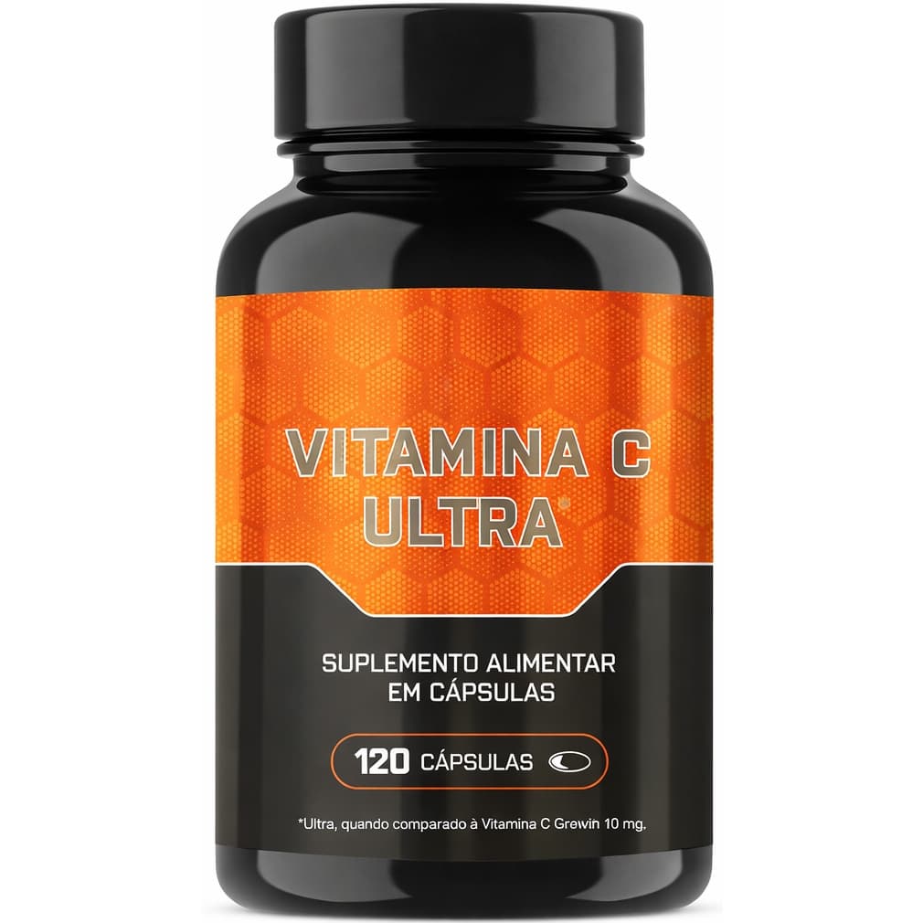 Vitamina C Ultra - 120 Cápsulas - Produto Regularizado (Suplemento Alimentar Fonte Vitamina)