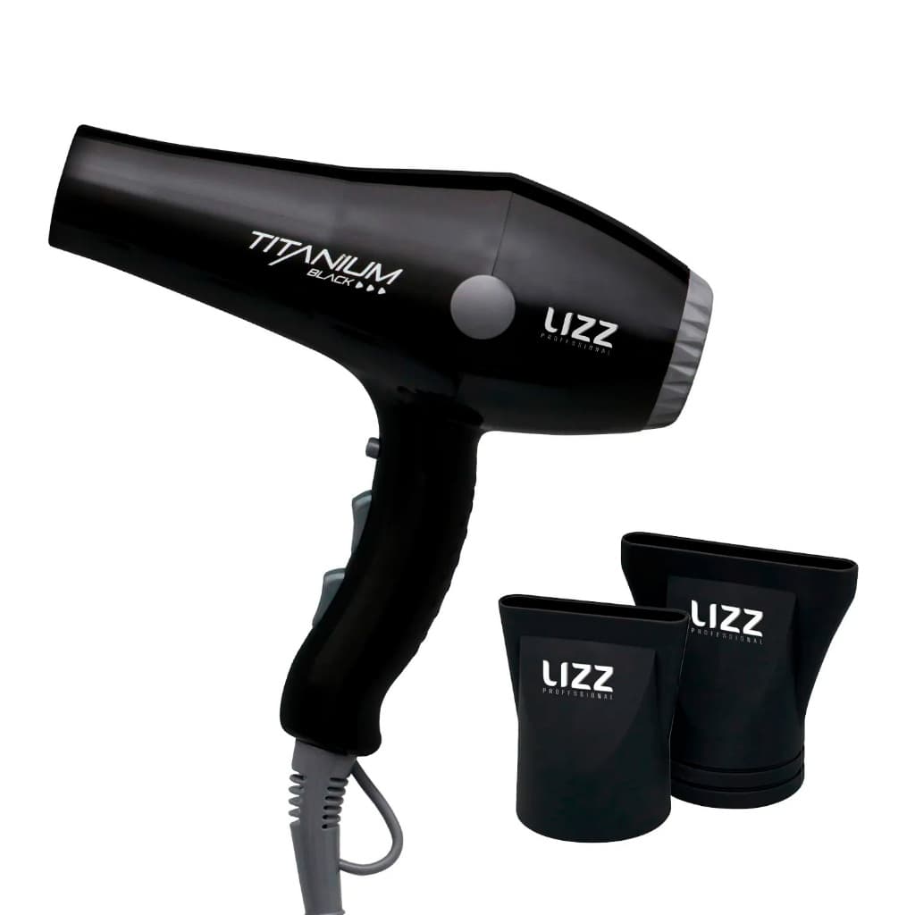 Secador Profissional Titanium Black (2150W / 2400W) – Lizz Pro