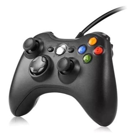 Controle de Xbox 360 com fio Para PC Steam Video Game PC/ Fat Pc Joystick Jogo e Xbox 360