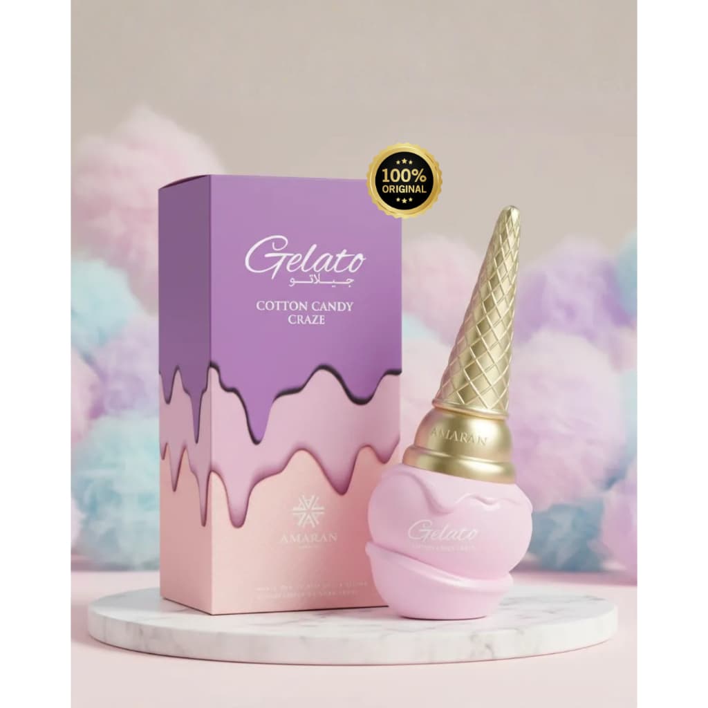 Perfume Gelato Amaran Feminino Doce Alta Fixação Importado Original 100ml