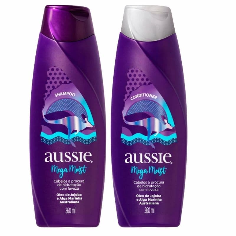 Kit Aussie Mega Moist Hidratação Profunda - Original