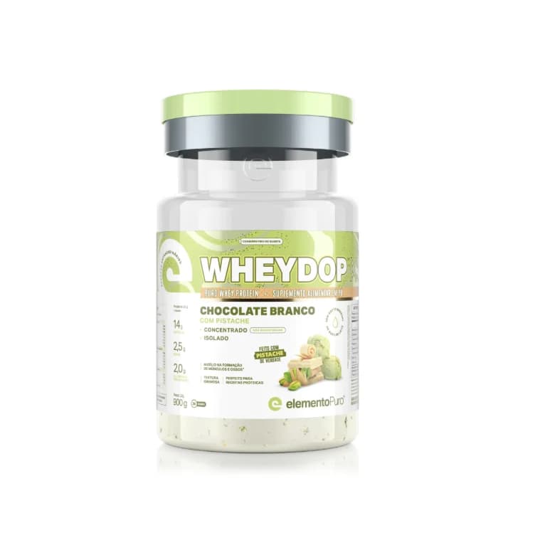 Whey Protein ElementoPuro Wheydop X Chocolate Branco Pistache 900g