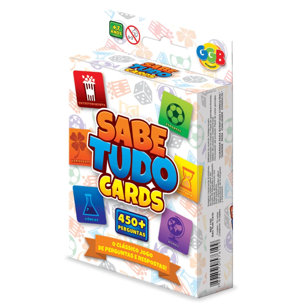 Cartas Quiz de Perguntas: Jogo de Diversão em Família