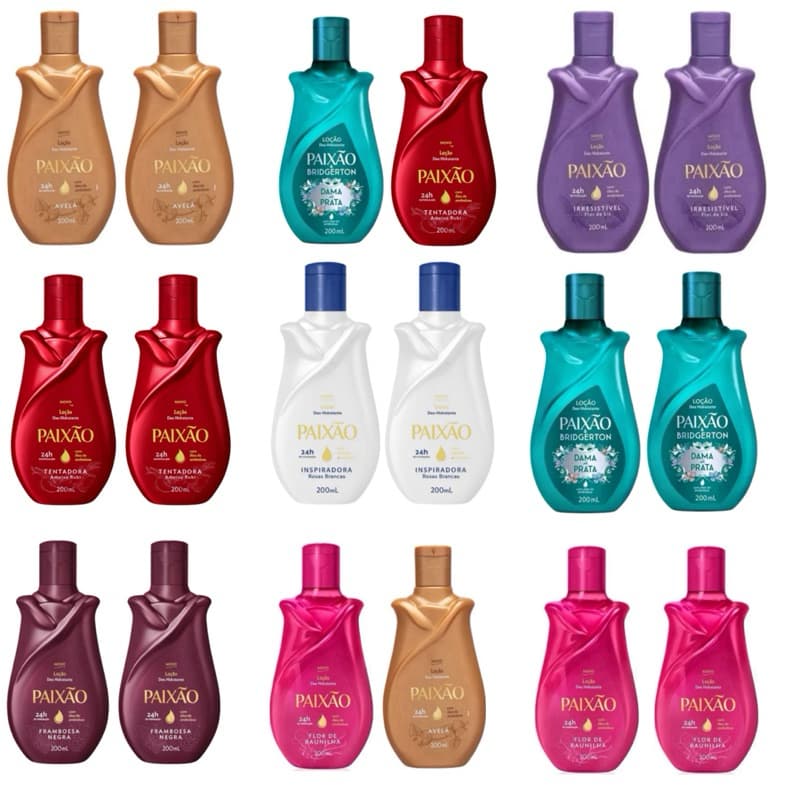 Kit Hidratante Paixão 2 unidades 200ml