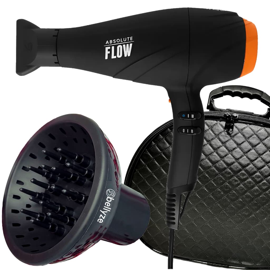 Secador De Cabelo Gama Italy Gbs 2300w Ions Profissional Ar Frio Quente Motor Ac Com Difusor De Cachos Acessórios