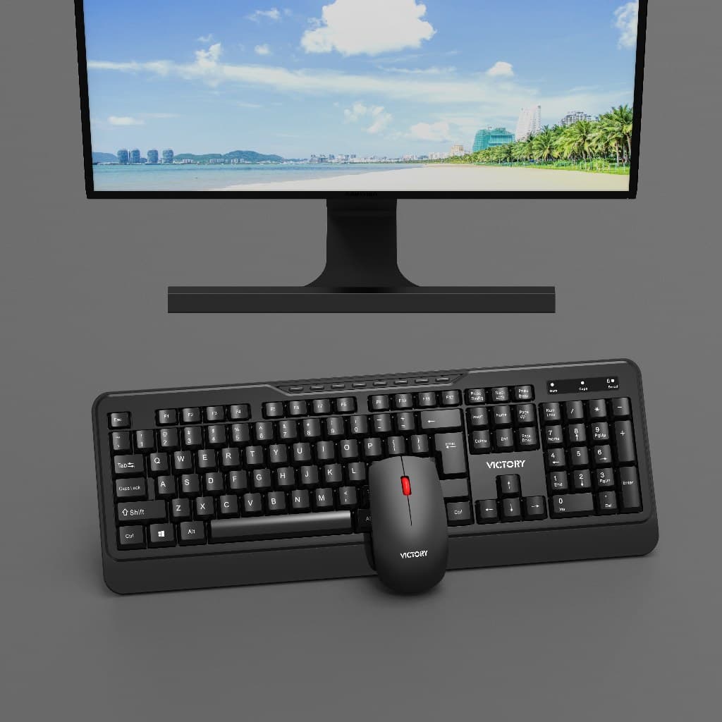 kit teclado e mouse sem fio
