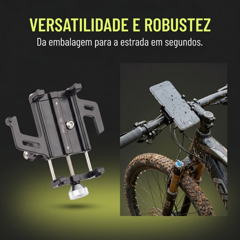 Suporte Para Celular GPS Bike Bicicleta  Em Aluminio Resistente