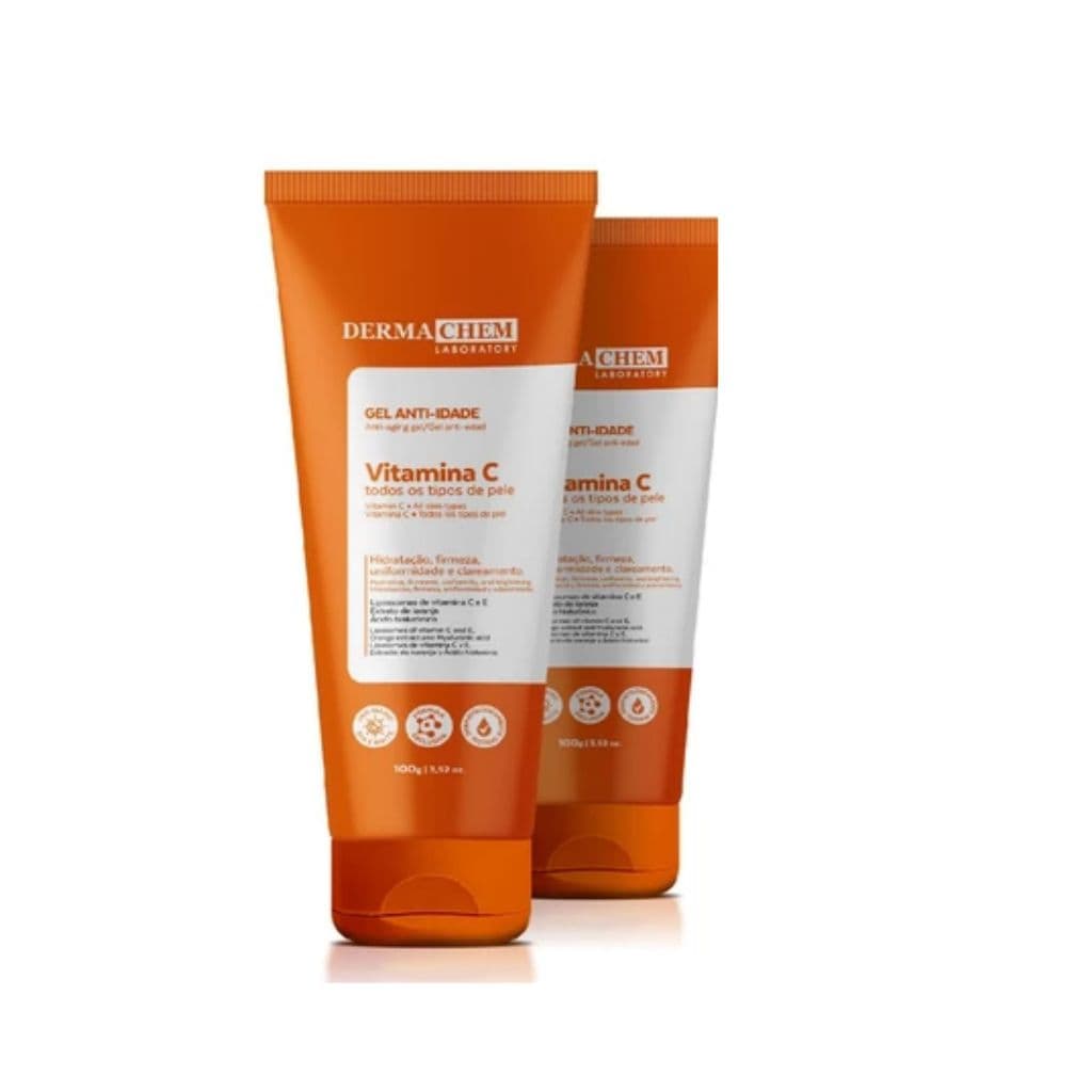 Leve 2: Gel Anti-Idade Vitamina C - Tratamento Facial Completo