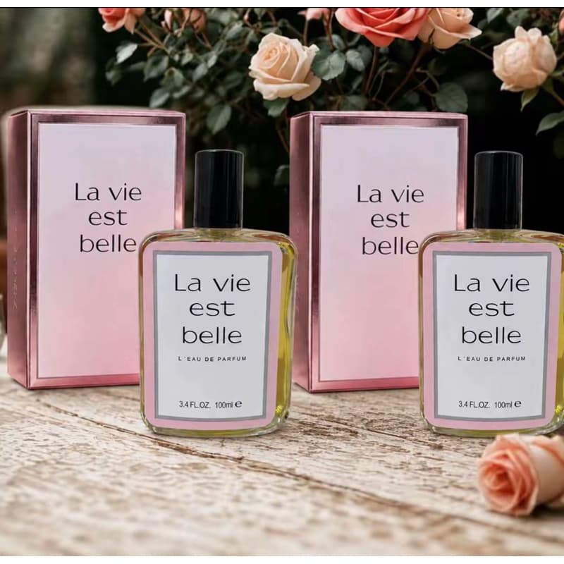 Perfumes feminino la belle importado EDC 100ml Kit 2 unidades